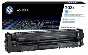 Оригинальный лазерный картридж HP 203X CF541X голубой (2500 стр)