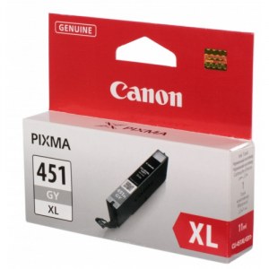 Оригинальный картридж Canon CLI-451XLGY 6476B001 (780 стр., серый)