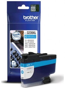 Оригинальный картридж Brother LC-3239XLC (5000 стр., голубой)