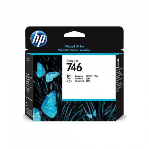 (Спец. цена) Оригинальная печатающая головка HP 746 P2V25A для HP DesignJet Z6 PostScript Printer series, HP DesignJet Z9+ PostScript Printer series, голубой, пурпурный, желтый, черный, цветной, 300 мл.