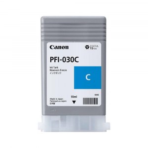 Оригинальный картридж Canon PFI-030C 3490C001 (55 мл., голубой)