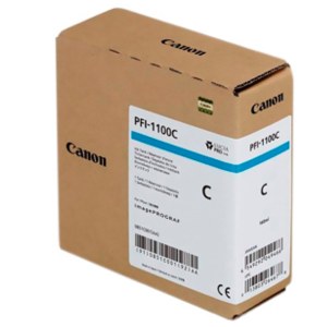 Оригинальный картридж Canon PFI-1100C 0851C001 (160 мл., голубой)