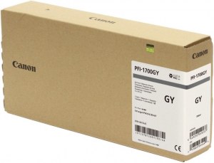 Оригинальный картридж Canon PFI-1700GY 0781C001 (700 мл., серый)