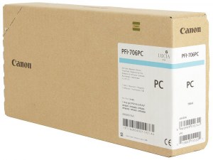 Оригинальный картридж Canon PFI-706PC 6685B001 (700 мл., голубой)