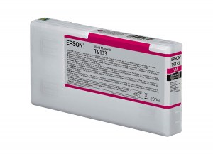 Оригинальный картридж Epson T9133 C13T913300 (200 мл., пурпурный)