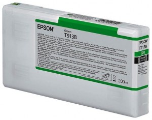 Оригинальный картридж Epson T913B C13T913B00 (200 мл., зеленый)