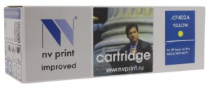 Совместимый картридж NV Print для HP CF402A (1400 стр., желтый)