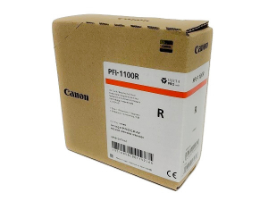 Оригинальный картридж Canon PFI-1100R красный (160мл.)