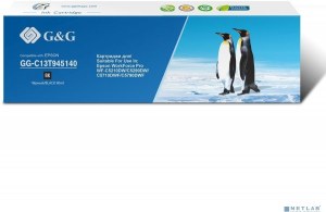 Совместимый картридж струйный G&G GG-C13T945140 T9451  для Epson WorkForce Pro WF-C5290DW/C5790DW  черный (90мл)