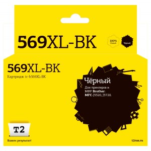 Картридж струйный T2 IC-B569XL-BK (2400 стр., черный)