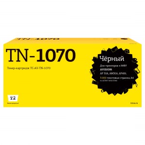 Картридж лазерный T2 TC-AV-TN-1070 (3000 стр., черный)