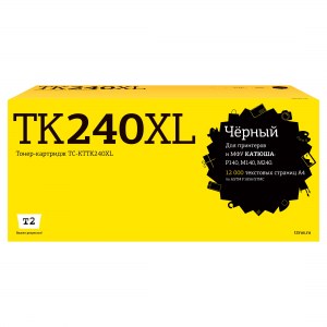 Картридж лазерный T2 TC-KTTK240XL (12000 стр., черный)