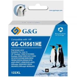 Картридж струйный G&G GG-CH561HE (650 стр., черный)